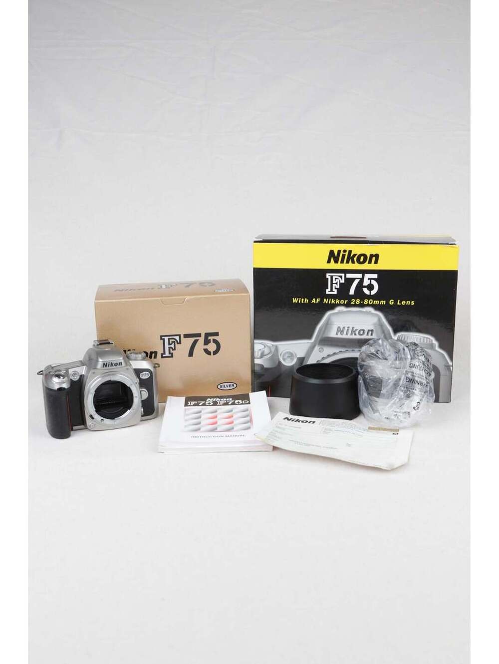 03' Nikon F75 35mm SLR Film Camera + Lenses TESTED